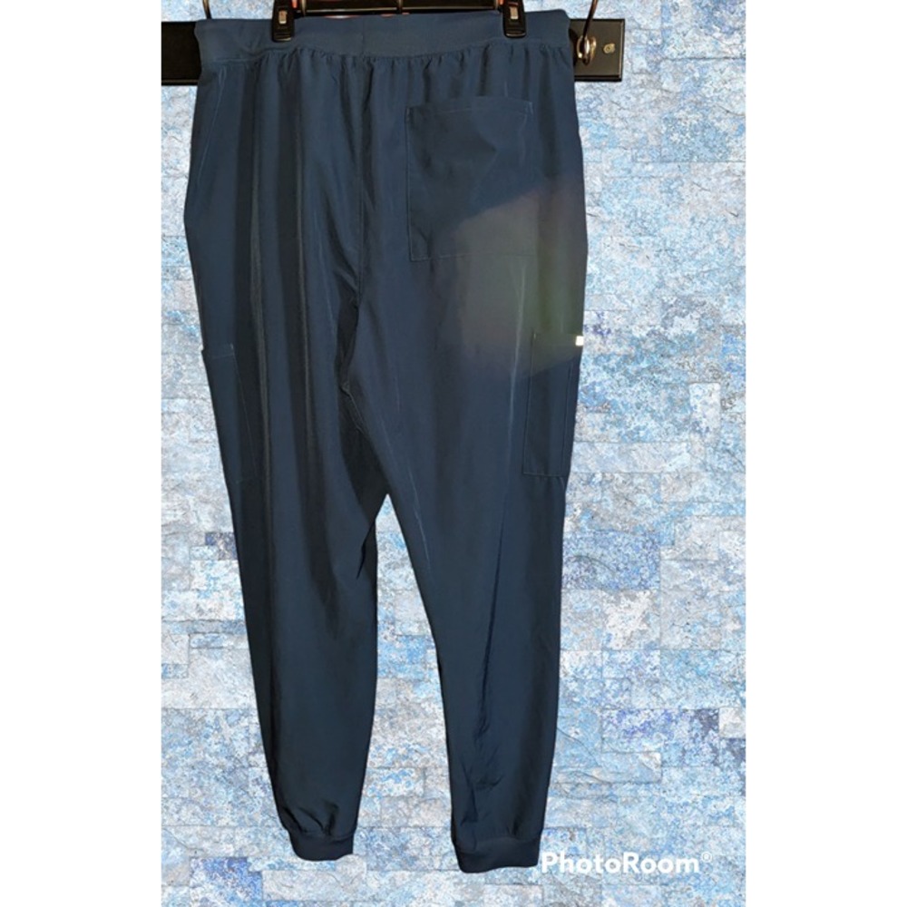 Jaanuu Size 1X  Navy Drawstring Scrub Jogger {E35}‎